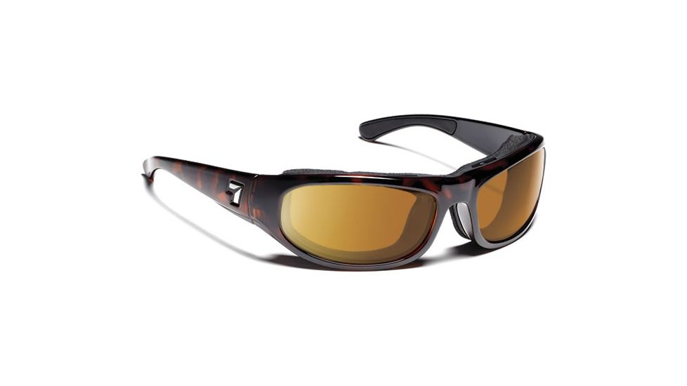 7 Eye 7eye Air Shield Sunglasses whirlwind, Sharp View Gray Polarized PC Lens, Dark Tortoise Frame, L , Men 120653