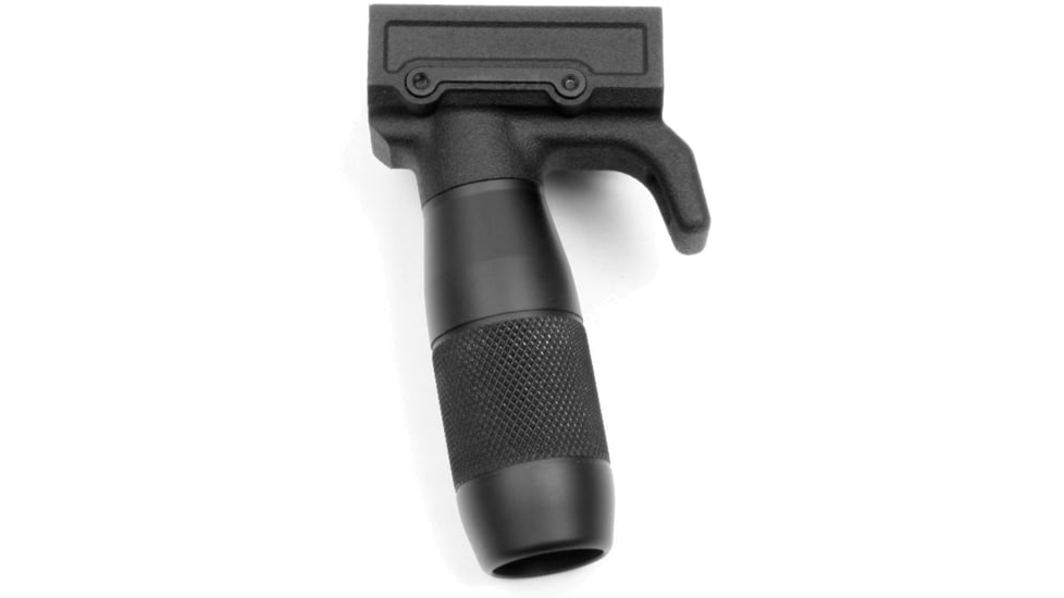 A3 Industries 10 B&amp;T USW Modular Vertical Foregrip, 100 Degrees, Picatinny, w/ Handstop, 2.75in HK Grooved Grip, Polymer Base, Black, VFG-174