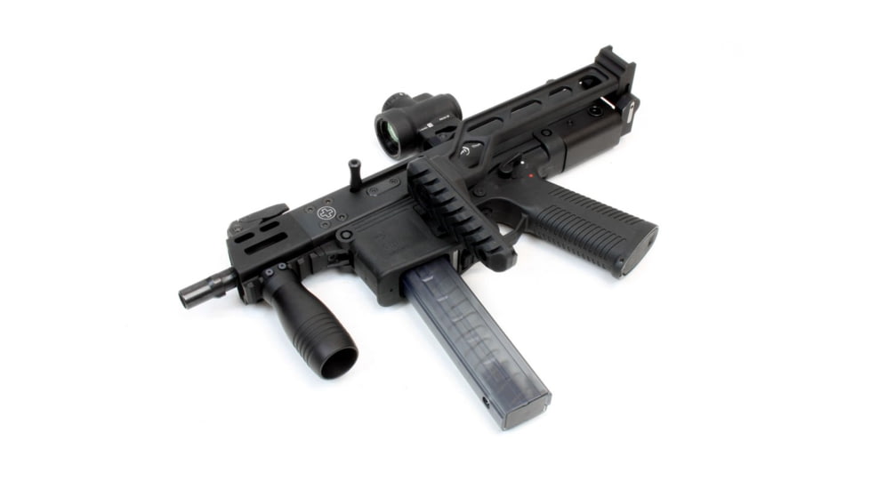 A3 Industries Compact Modular Vertical Foregrips, Compact Single-Slot M-Lok Mounting Base With 2.75In HK Grip, Aluminum, Black, VFG-154