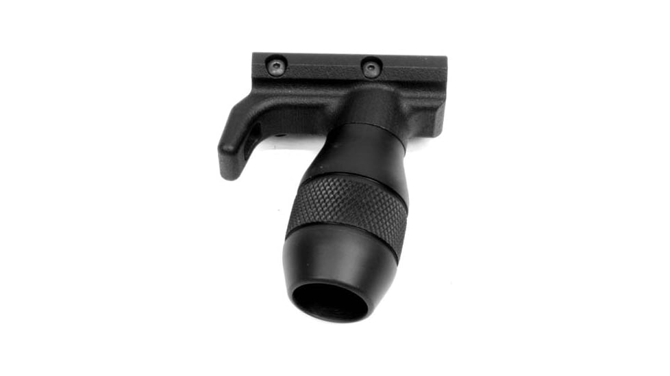 A3 Industries Modular Vertical Foregrip For B&amp;T GHM-K, 100 Degree, w/ Hand-Stop And 2.50In Aluminum Grenade Grip, Polymer Base, Black, VFG-148
