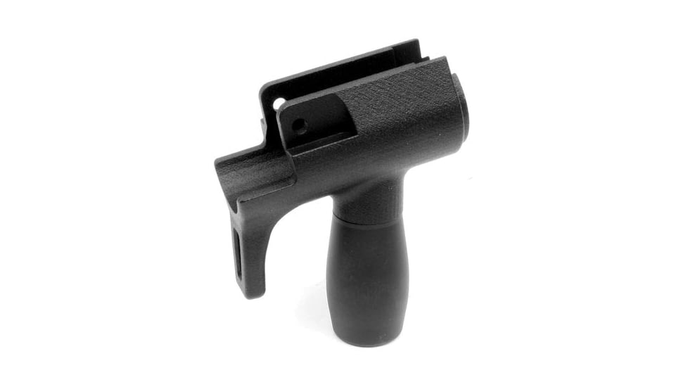 A3 Industries Modular Vertical Foregrip For HK MP5-K, 100 Degree, w/ Hand-Stop And 2.00In Smooth Aluminum Grip, Black, VFG-164
