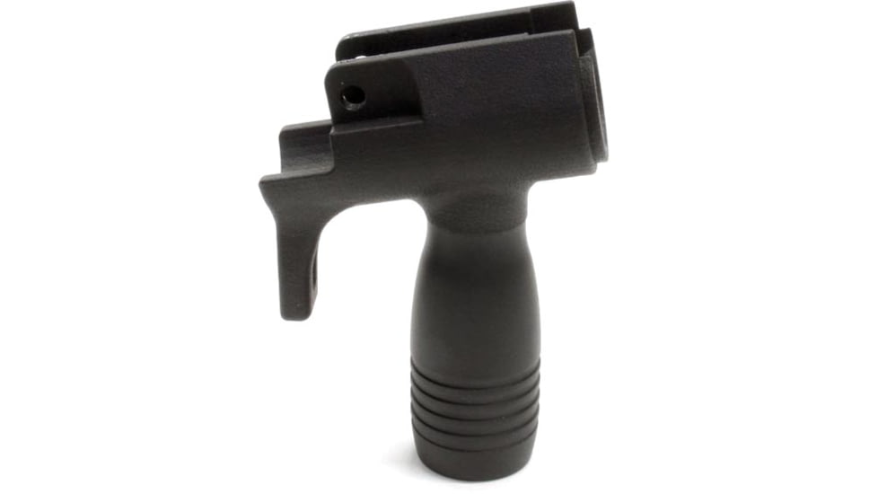 A3 Industries Modular Vertical Foregrip For HK MP5-K, 100 Degree, w/ Hand-Stop And 2.75In HK Grooved Aluminum Grip, Black, VFG-161