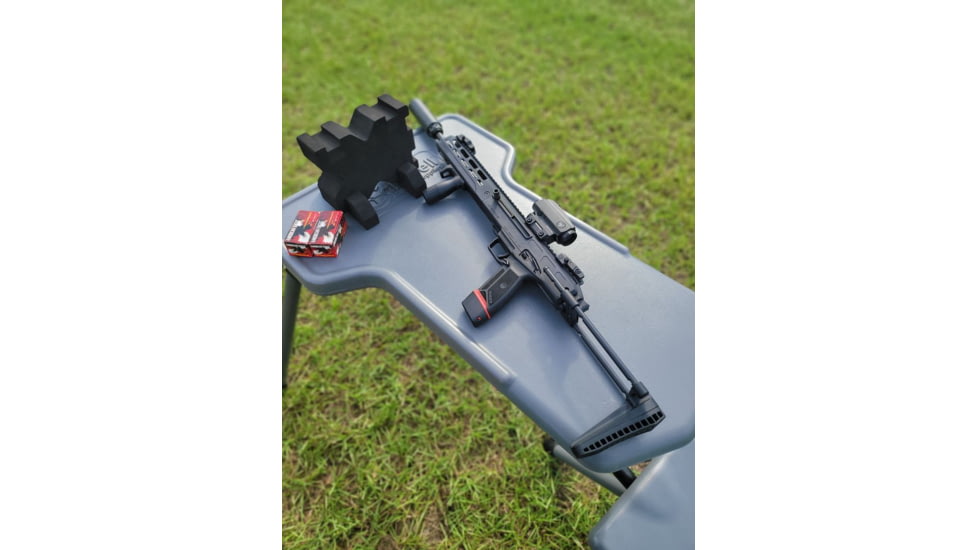 A3 Industries Universal Picatinny Mount - Modular Telescoping Stock w/Rubber Buttpad, Black, 7.00in, MTS-PIC-7.00-BP2