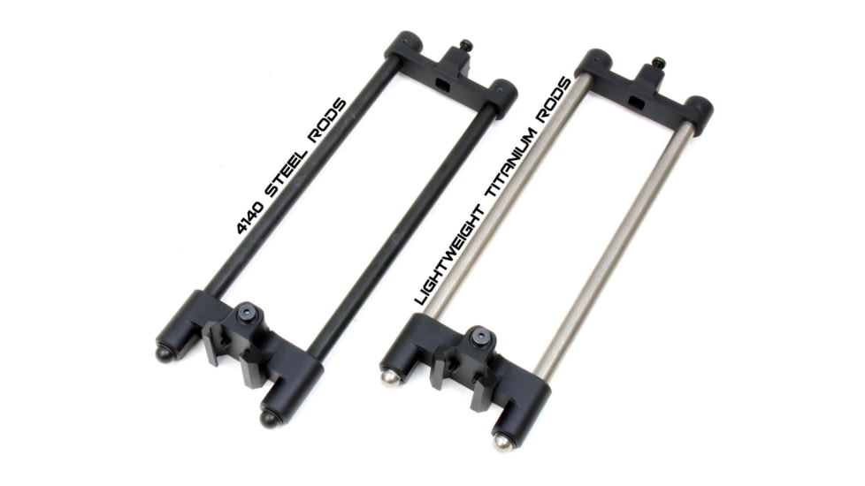 A3 Industries Universal Picatinny Mount - Modular Telescoping Stock w/Rubber Buttpad, Black, 7.00in, MTS-PIC-7.00-BP2