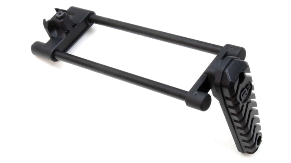 A3 Industries Universal Picatinny Mount - Modular Telescoping Stock w/Rubber Buttpad, Black, 7.00in, MTS-PIC-7.00-BP2