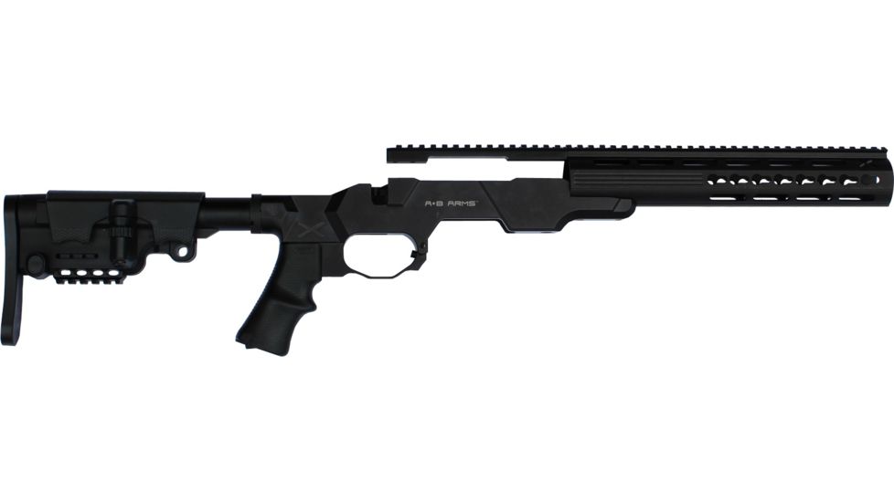 American Built Arms Company MOD X GEN III Modular Rifle System - Weatherby Vanguard, Black, Medium, ABAMXWVB