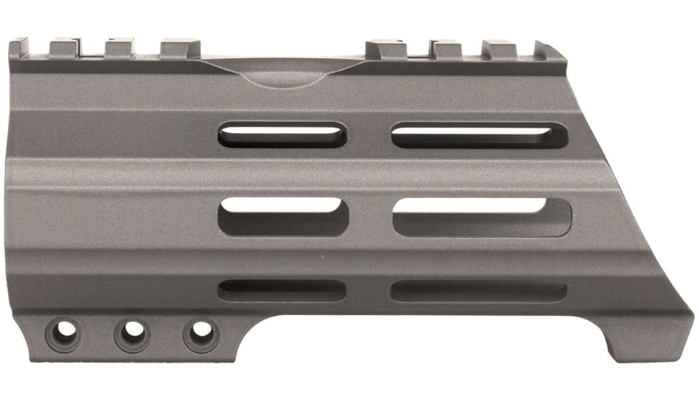 ABC RIFLE COMPANY American Built Custom Hybrid AR-15 M-LOK Handguard w/Finger Stop, 5in, Tungsten, HG15-CM-MLTC5-ABC-TNG