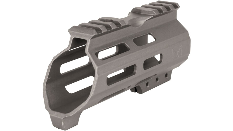 ABC RIFLE COMPANY American Built Custom Hybrid AR-15 M-LOK Handguard w/Finger Stop, 5in, Tungsten, HG15-CM-MLTC5-ABC-TNG