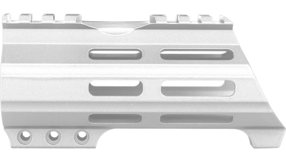 ABC RIFLE COMPANY American Built Custom Hybrid AR-15 M-LOK Handguard w/Finger Stop, 5in, White, HG15-CM-MLTC5-ABC-STW