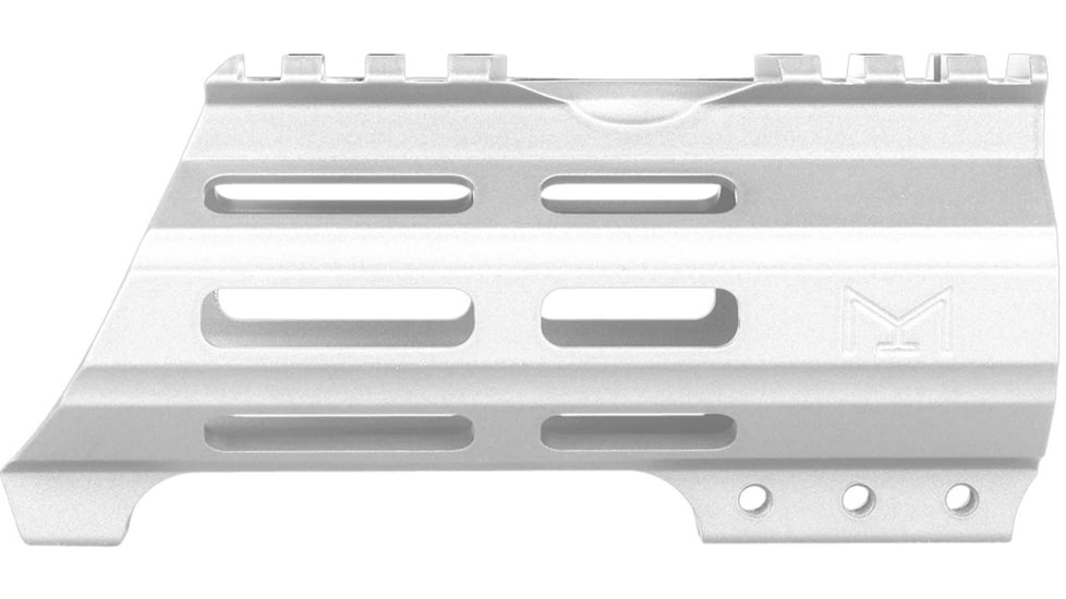 ABC RIFLE COMPANY American Built Custom Hybrid AR-15 M-LOK Handguard w/Finger Stop, 5in, White, HG15-CM-MLTC5-ABC-STW