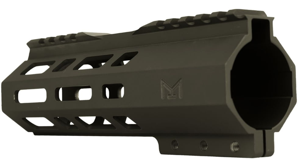 ABC RIFLE COMPANY Custom Hybrid Top Cut D-Front AR-10/DPMS LR-308 M-LOK Handguard, 7in, Olive Drab Green, HG10-CM-TCML7D-ODG