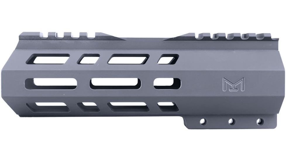 ABC RIFLE COMPANY Custom Hybrid Top Cut D-Front AR-10/DPMS LR-308 M-LOK Handguard, 7in, Sniper Grey, HG10-CM-TCML7D-SG