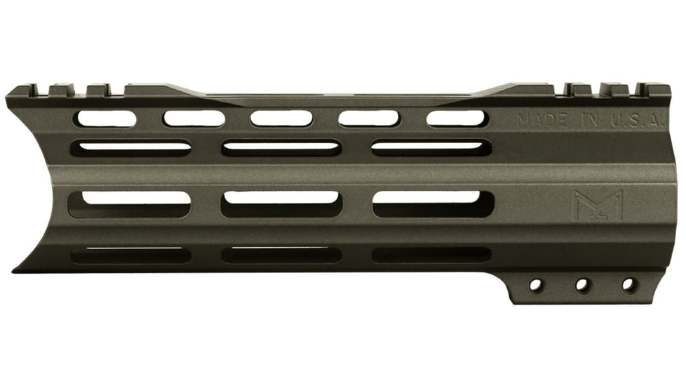 ABC RIFLE COMPANY Custom Hybrid Top Cut Super Slim AR-15 M-LOK Handguard, 7in, Olive Drab Green, HG15-CM-MLTC7-ODG