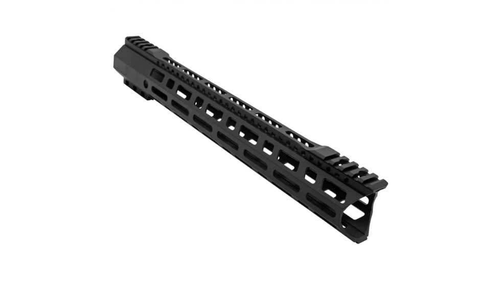 ABC RIFLE COMPANY Style Hybrid Top Cut Picatinny C-Cut AR-10/DPMS LR-308 M-LOK Handguard Rail System. 15in, Black, HG10-CM-TCML15C