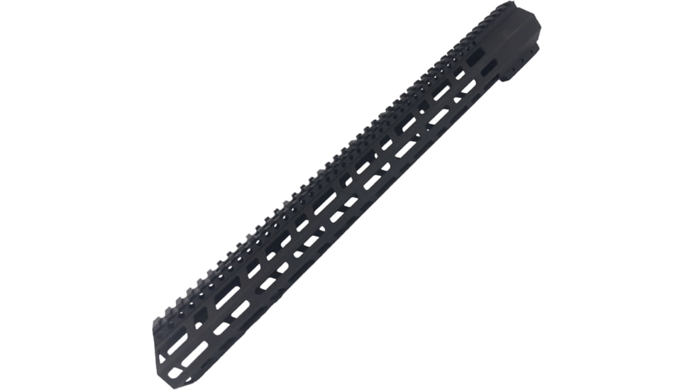 ABC RIFLE COMPANY Style Low Profile Full Picatinny Top Rail D-Cut AR-10/DPMS LR-308 M-LOK Handguard Rail System, 18in, Black, HG10-CM-TRML18D