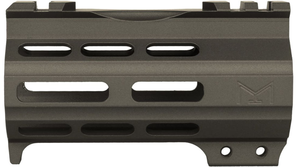 ABC RIFLE COMPANY Super Slim Free Float AR-15 M-LOK Handguard w/Handstop, 4in, Olive Drab Green, HG15-CM-ML4HSTP-ODG