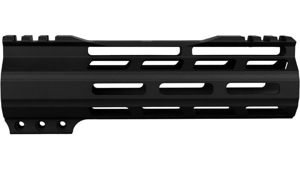 ABC RIFLE COMPANY Super Slim Free Float Hybrid Top Cut AR-15 M-LOK Handguard, 7in, Cerakote Black, HG15-TC-ML7-BLK