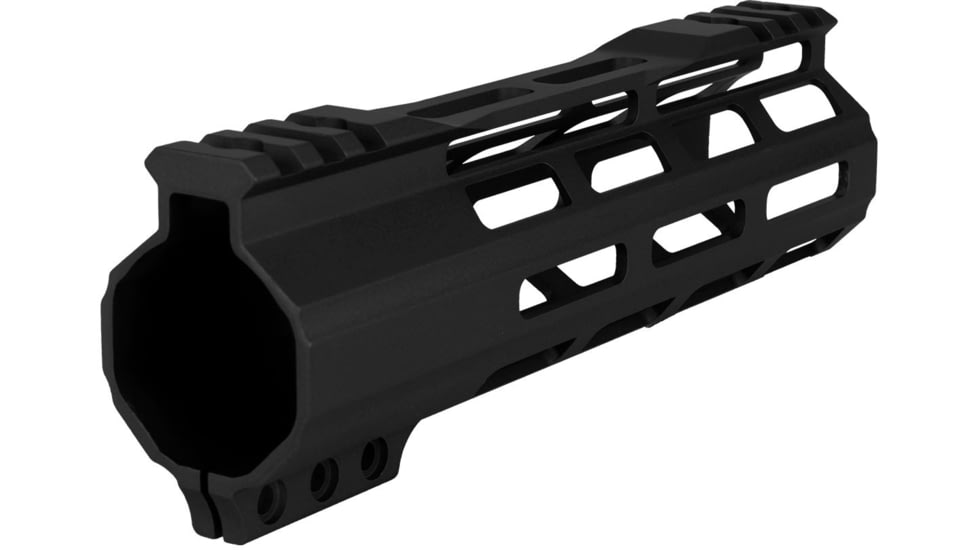 ABC RIFLE COMPANY Super Slim Free Float Hybrid Top Cut AR-15 M-LOK Handguard, 7in, Cerakote Black, HG15-TC-ML7-BLK