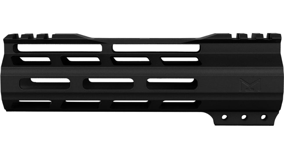 ABC RIFLE COMPANY Super Slim Free Float Hybrid Top Cut AR-15 M-LOK Handguard, 7in, Cerakote Black, HG15-TC-ML7-BLK