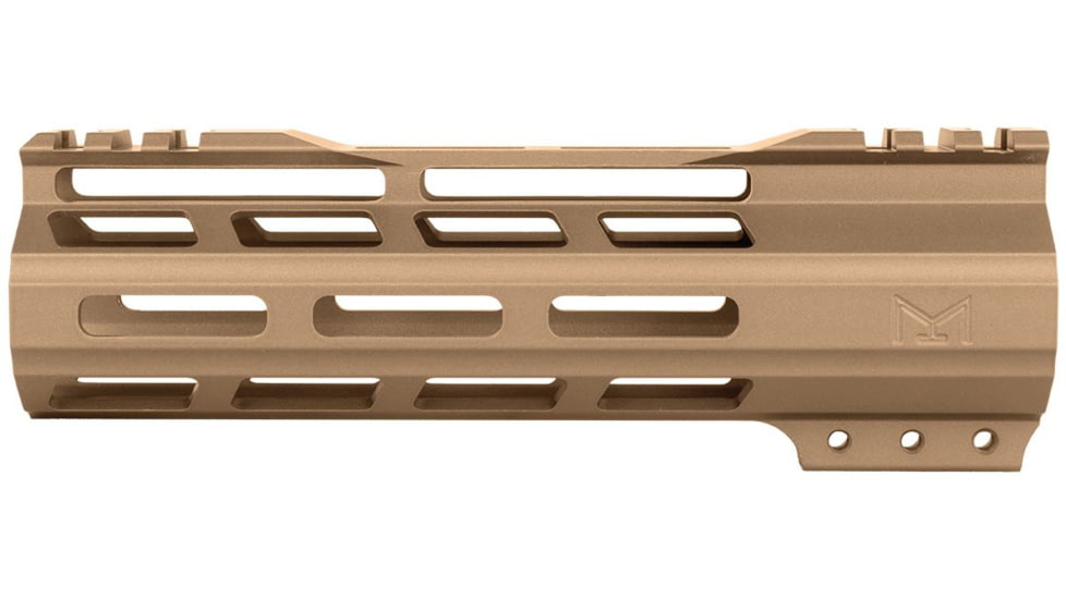 ABC RIFLE COMPANY Super Slim Free Float Hybrid Top Cut AR-15 M-LOK Handguard, 7in, Cerakote Flat Dark Earth, HG15-TC-ML7-FDE