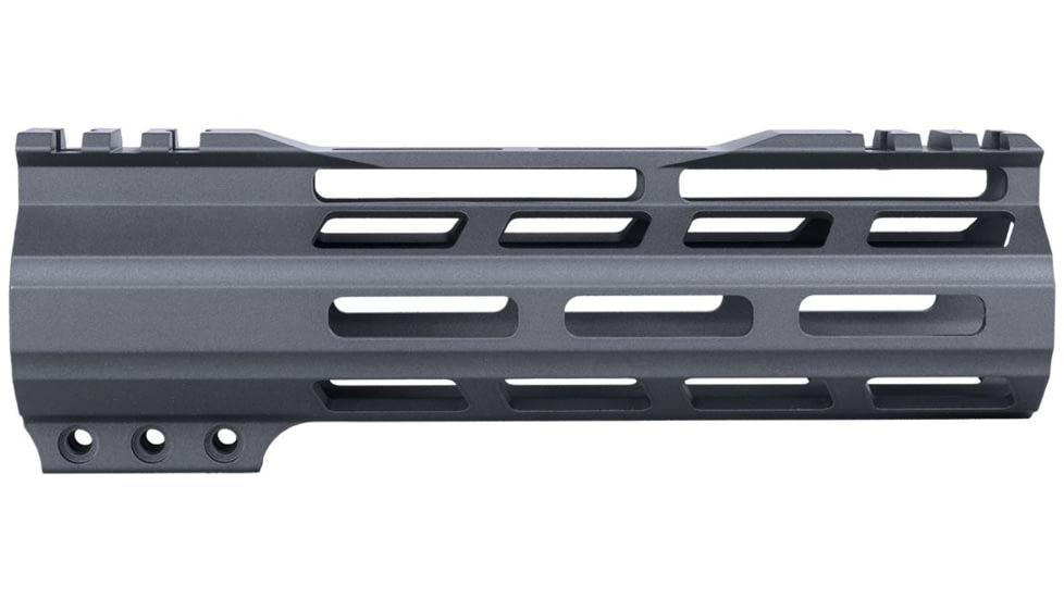ABC RIFLE COMPANY Super Slim Free Float Hybrid Top Cut AR-15 M-LOK Handguard, 7in, Cerakote Sniper Grey, HG15-TC-ML7-SG