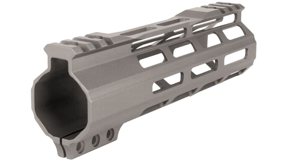 ABC RIFLE COMPANY Super Slim Free Float Hybrid Top Cut AR-15 M-LOK Handguard, 7in, Cerakote Tungsten, HG15-TC-ML7-TNG