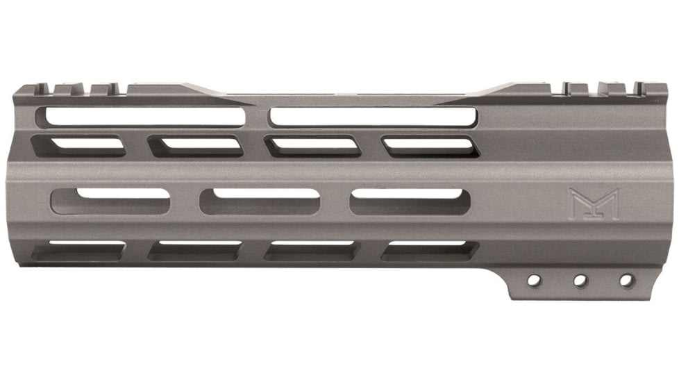 ABC RIFLE COMPANY Super Slim Free Float Hybrid Top Cut AR-15 M-LOK Handguard, 7in, Cerakote Tungsten, HG15-TC-ML7-TNG