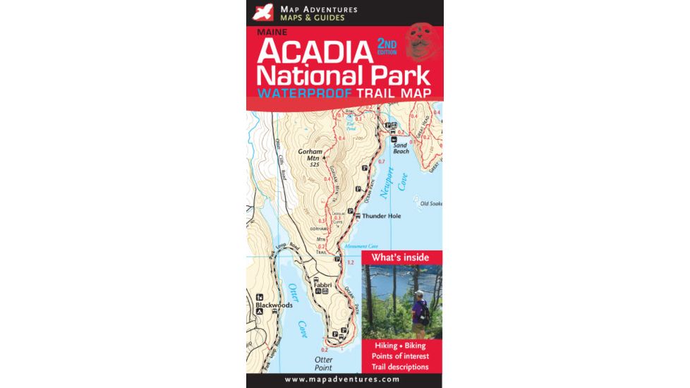 Acadia National Park Mp, Wtpf, Map Adventures, Publisher - Map Adventures