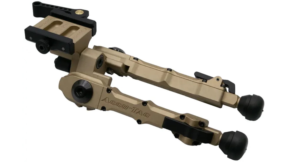 ACCU-TAC FDE BR-4 G2 Bipod, Arca, Tan, Small, TBRASQD-G204