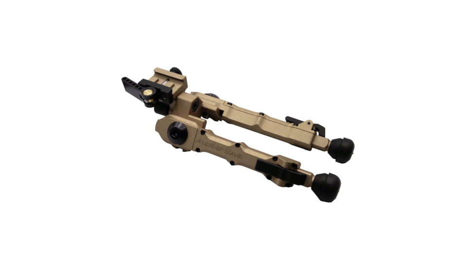 ACCU-TAC FDE BR-4 G2 Bipod, Picatinny, Tan, Small, TBRB-G200