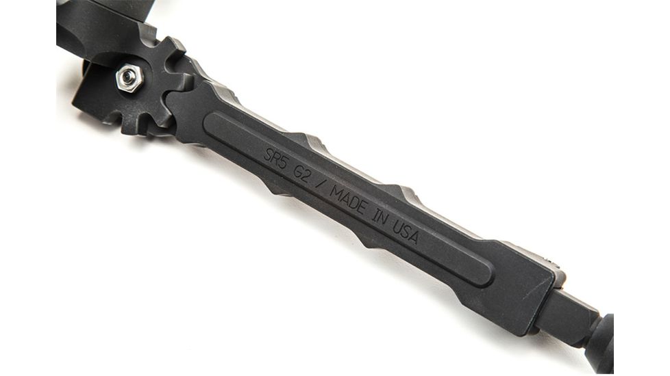 ACCU-TAC SR-5 G2 Quick Detach Bipod, Small Rifle, Flat Black, SRB-G200