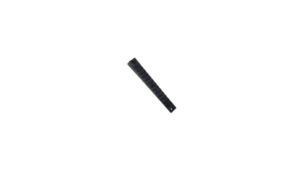 Accuracy Solutions Picatinny Rail Tilted, 13 Slots, Black, Picatinny Rail Tilted