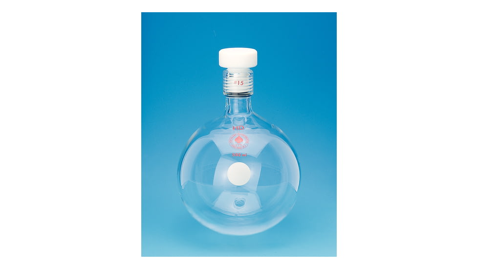 Ace Glass Laboratory Glassware And Equipment Flask Rnd Pres Well #15 100ml 8417-05, Unit EA