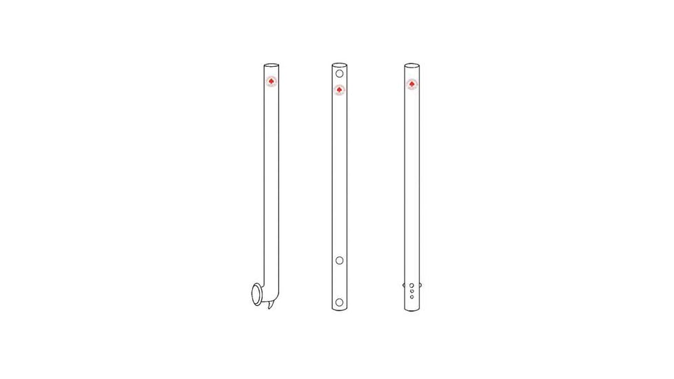 Ace Glass Laboratory Glassware And Equipment Stir Shaft 19mm 39in Solid 8076-41, Unit EA