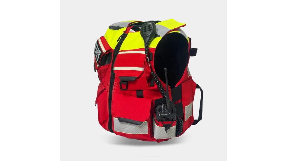 Ace Link Armor EMS Level IIIA PE-X Paramedic Body Armor Bulletproof Vest, EMS-PEX-RED-S