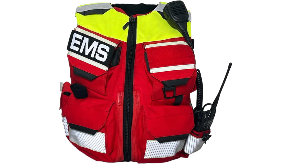 Ace Link Armor EMS Level IIIA PE-X Paramedic Body Armor Bulletproof Vest, EMS-PEX-RED-S