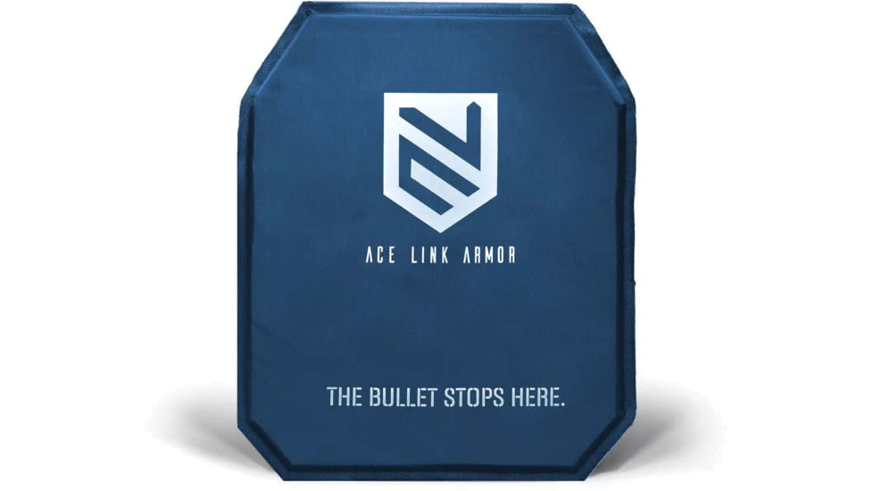 Ace Link Armor Bulletproof Armor Insert Aramid Flexcore, Blue, 10x12in, A-SAP-3A-1012-FLX