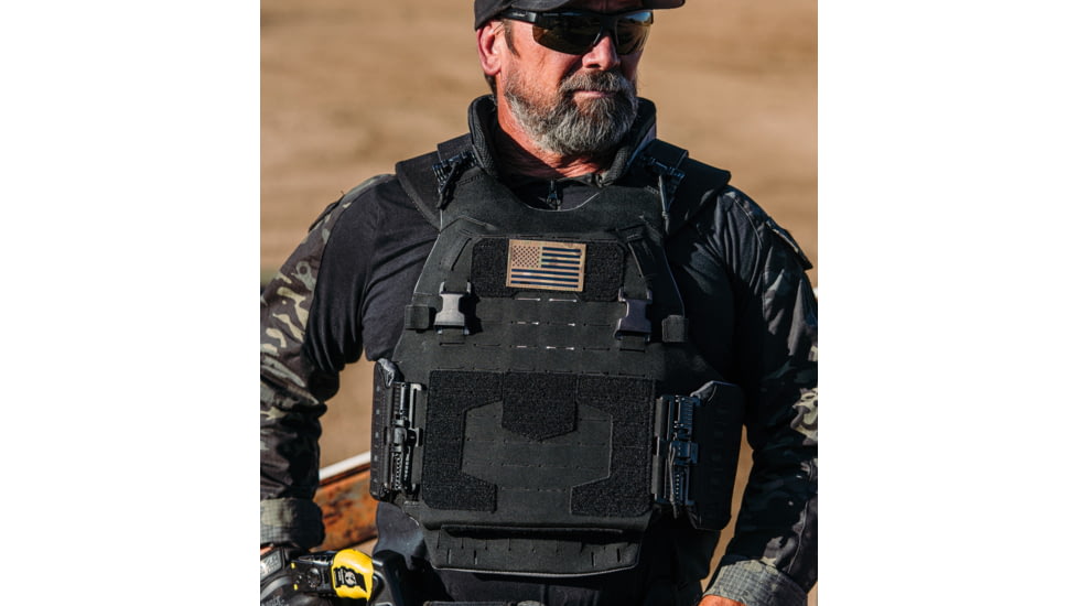 Ace Link Armor CIBV Cataphract Level IIIA Standard Bulletproof Vest, Black, One Size, CIBV-3A-BLK-S-2XL