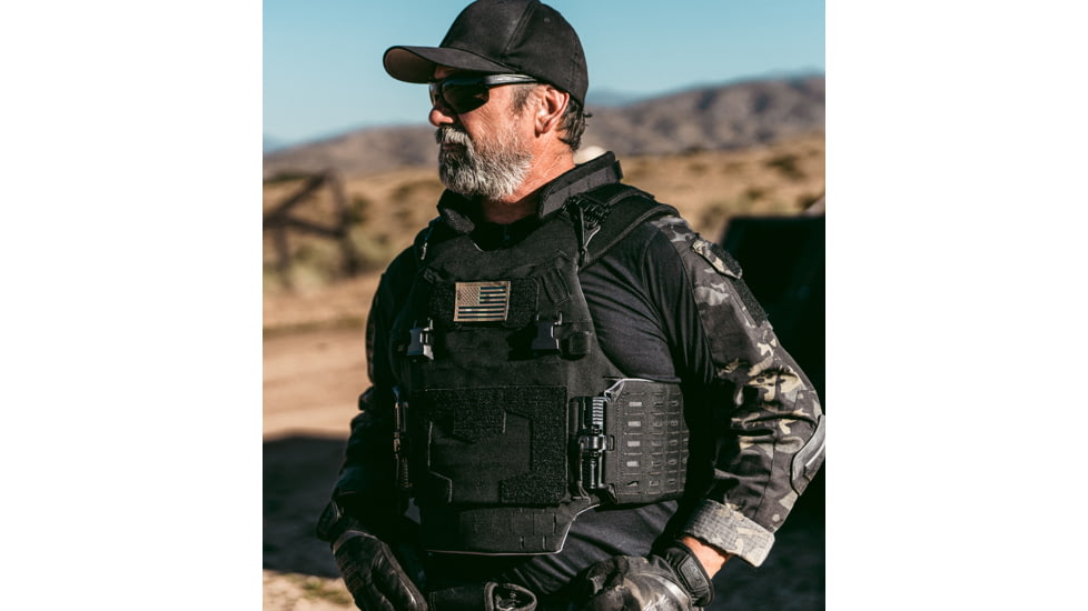 Ace Link Armor CIBV Cataphract Level IIIA Standard Bulletproof Vest, Black, One Size, CIBV-3A-BLK-S-2XL