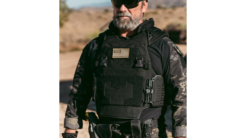 Ace Link Armor CIBV Cataphract Level IIIA Standard Bulletproof Vest, Black, One Size, CIBV-3A-BLK-S-2XL