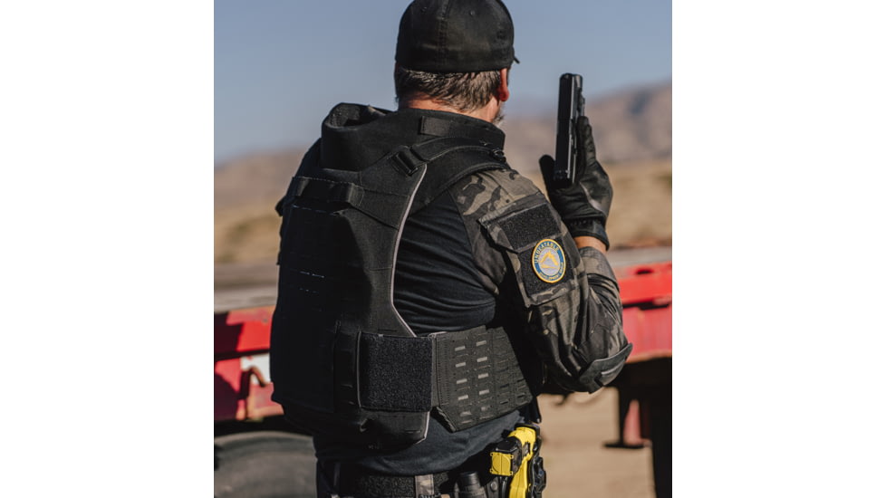 Ace Link Armor CIBV Cataphract Level IIIA Standard Bulletproof Vest, Black, One Size, CIBV-3A-BLK-S-2XL