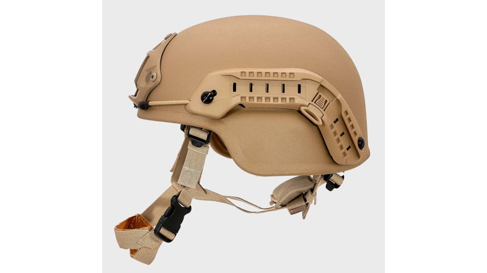 Ace Link Armor Mich Combat Ballistic Helmet, Brown, Extra Large, B-BH-COM-CBR-4-XL