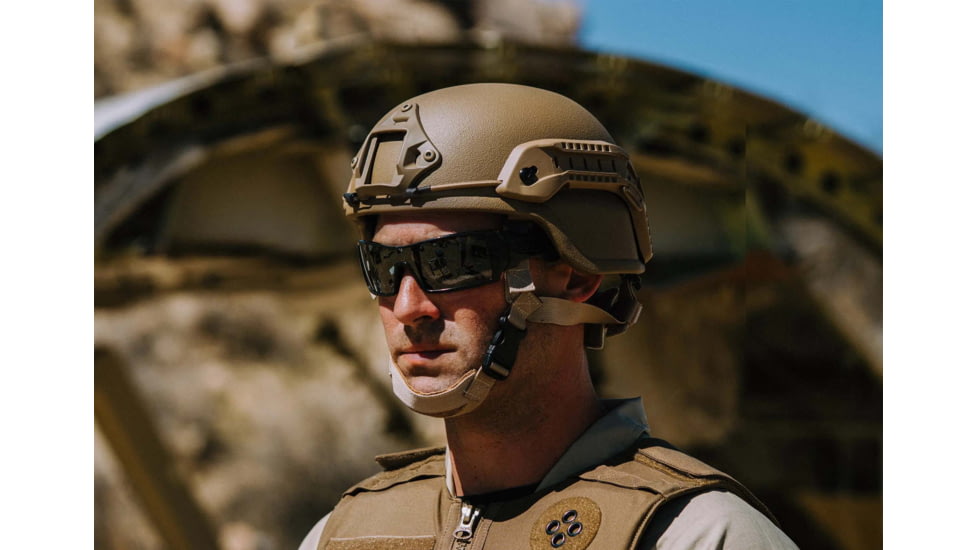 Ace Link Armor Mich Combat Ballistic Helmet, Brown, Extra Large, B-BH-COM-CBR-4-XL