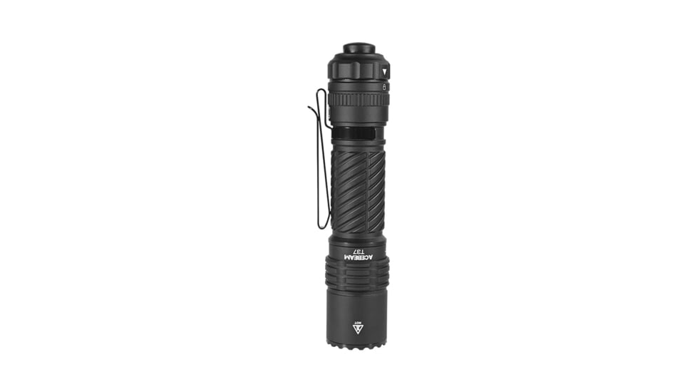 Acebeam T37 Tactical 21700 USB-C Rechargeable Battery 4000 Lumens LED Flashlight, Black, T37 Black