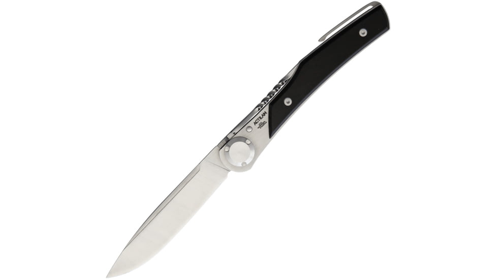 Actilam T3 Torsade Lock Folding Knife, Black Corian handle, ACTILAM T3C CORIAN BLACK