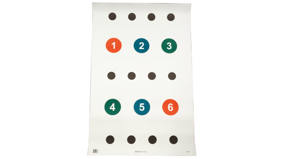 Action Target Mississippi Bureau of Narcotics Command, Training Target, Multi Color, 25x38, 100 Per Box