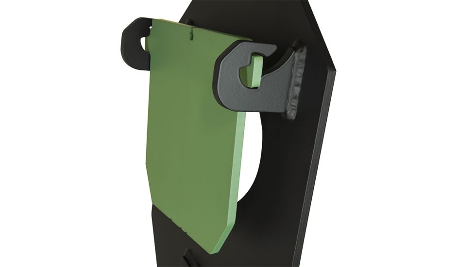 Action Target PT IDPA Practice Torso w/ 3 ft Stand, Black/Green AT-221-3-0