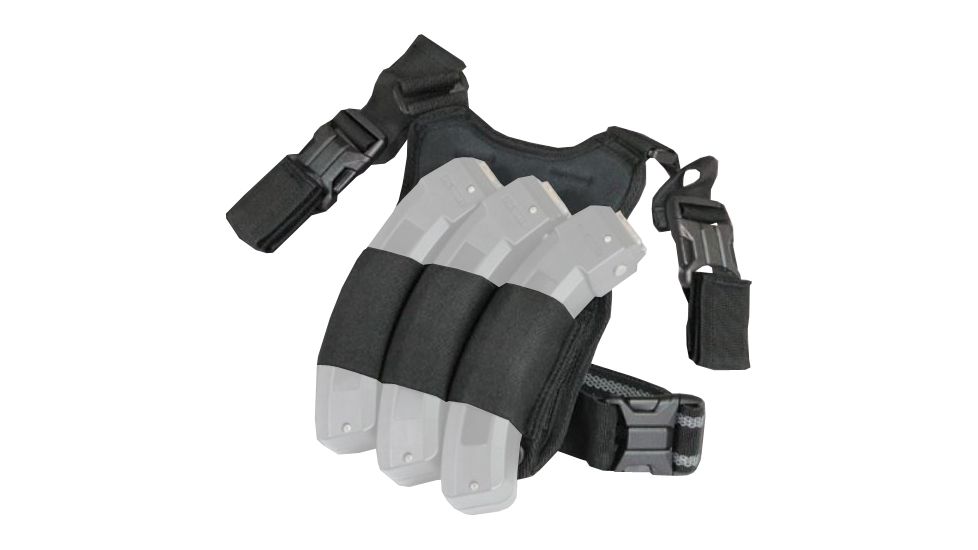Adaptive Tactical Tac-Hammer Triple Mag Pouch Drop Leg Platform for Ruger 10/22 Shotguns, Black AT-07900