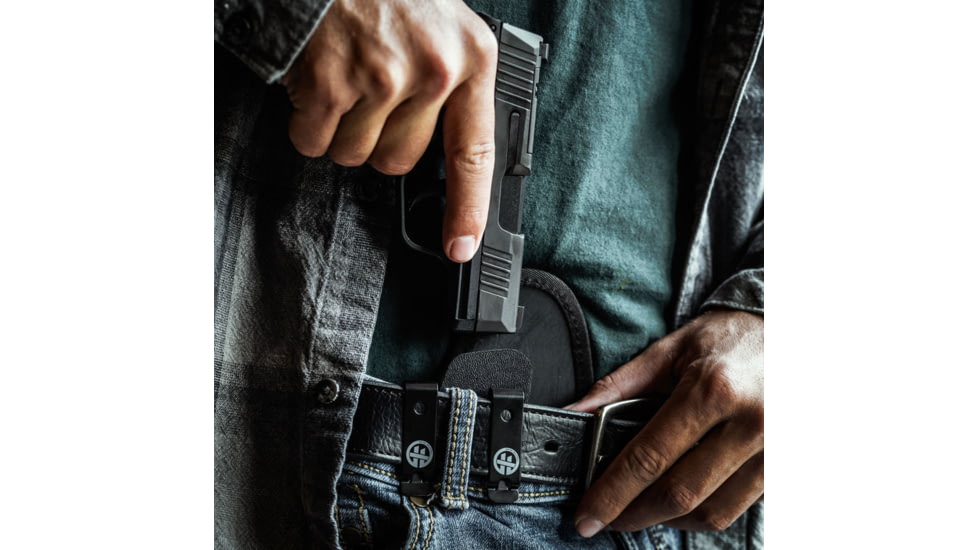 Adaptive Tactical Omnicarry Hoftac, Inside Waistband Holster, Fits 1911/2011, Kydex, Black, Right Hand, HT-01003-R