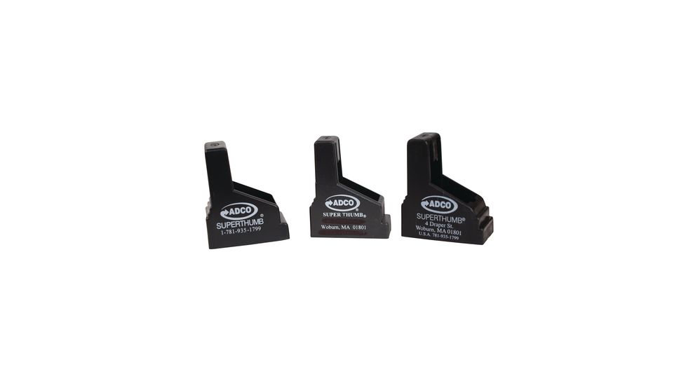 ADCO Super Thumb Magazine Loading Tool Tri-Pack Includes Super Thumb 1/2/3, STRI